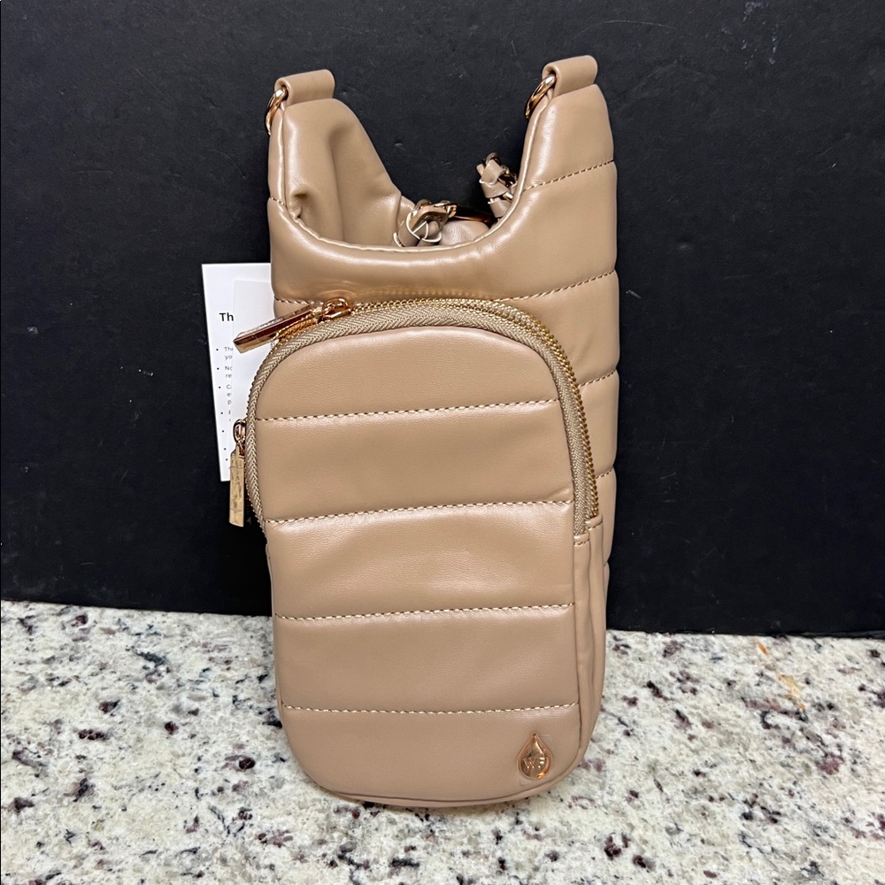 Wanderfull Taupe Cream Vegan Hydro Bag NWT